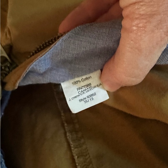 J Crew Club Chino Men’s Cotton Shorts 33W x 11L Tan - Picture 4 of 5